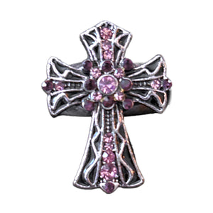 Cross Bling Rings