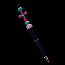 Load image into Gallery viewer, Pink Turquoise Cross
