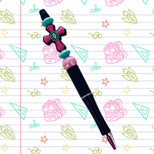 Pink Turquoise Cross