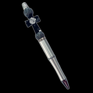Black Cross White Rose SLVR