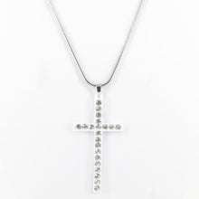 Load image into Gallery viewer, Vibrant Bling Cross Necklace
