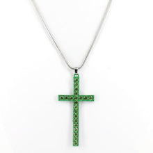Load image into Gallery viewer, Vibrant Bling Cross Necklace

