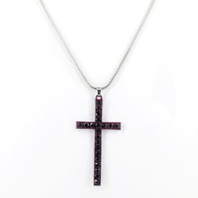 Load image into Gallery viewer, Vibrant Bling Cross Necklace
