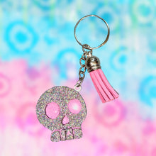 Load image into Gallery viewer, Skull Keychain-Pink
