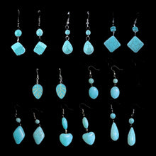 Load image into Gallery viewer, Turquoise Drop Earrings
