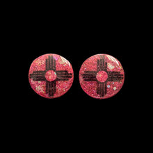 Load image into Gallery viewer, Zia Round Earrings-HPBlk
