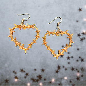Thorn Heart Earrings