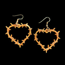 Load image into Gallery viewer, Thorn Heart Earrings
