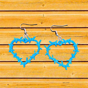 Thorn Heart Earrings