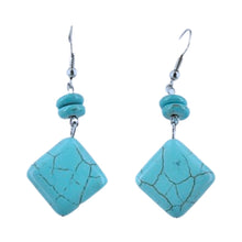 Load image into Gallery viewer, Turquoise Drop Earrings
