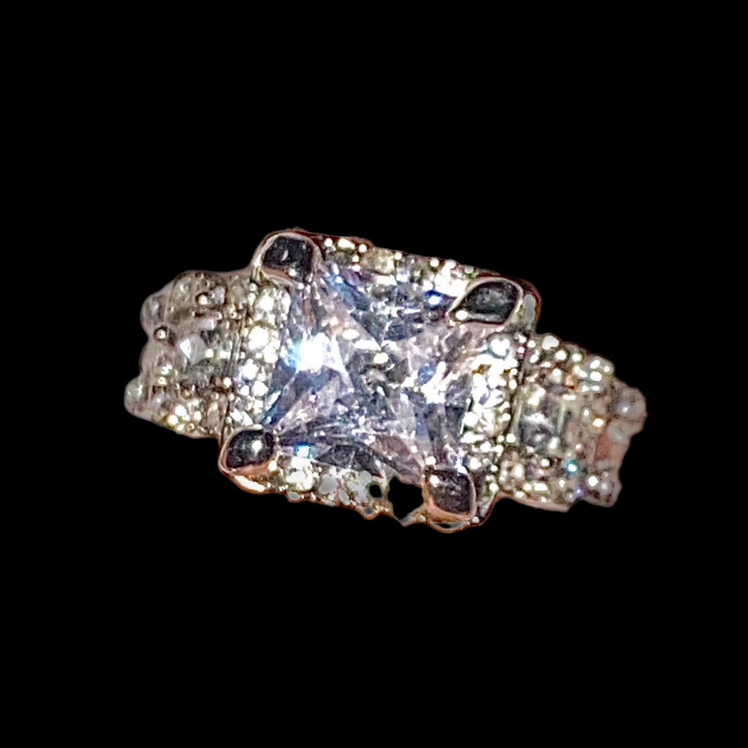 Gorgeous Princess Cut Engagement Ring